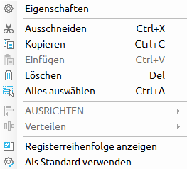 Tab-Reihenfolge erstellen