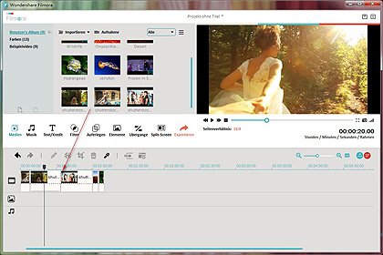 Wondershare Filmora (Vormals Wondershare Video Editor)