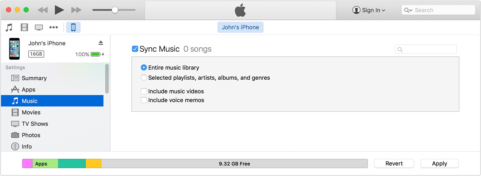 Musik vom iPhone auf iTunes übertragen