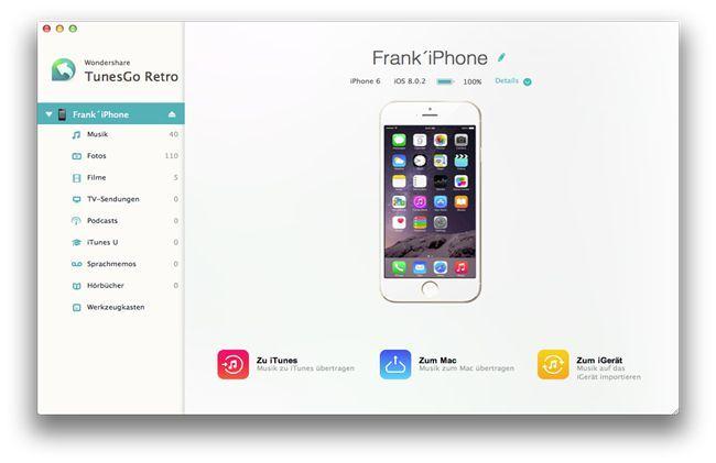 Wondershare TunesGo Retro (Mac)