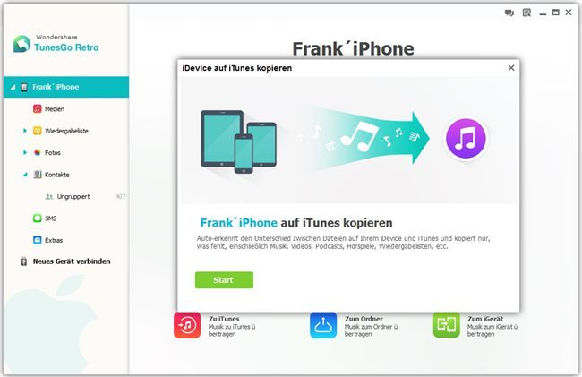 Wie Sie Musik vom iPhone, iPad, iPod zu iTunes und andersrum übertragen