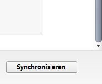 itunes synchronisieren button