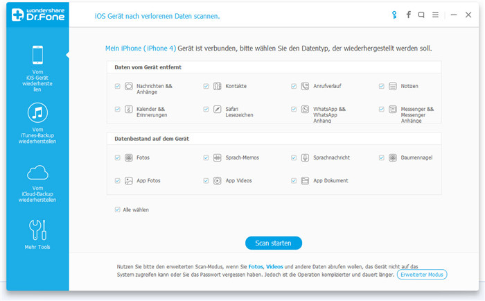 Wie Sie Daten vom Samsung auf iOS-Geräte übertragen
