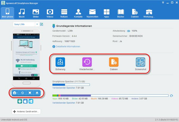 handy datentransfer software