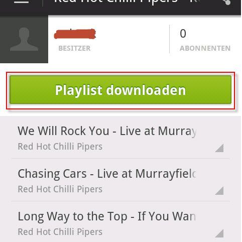 Musik für android downloaden