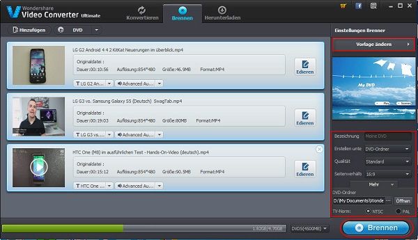 wondershare dvd creator