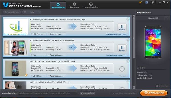 itunes videos zu samsung handy übertragen